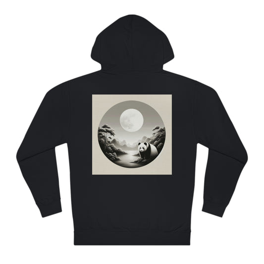 "Moonlit Panda: Serene Majesty"-  Hoodie