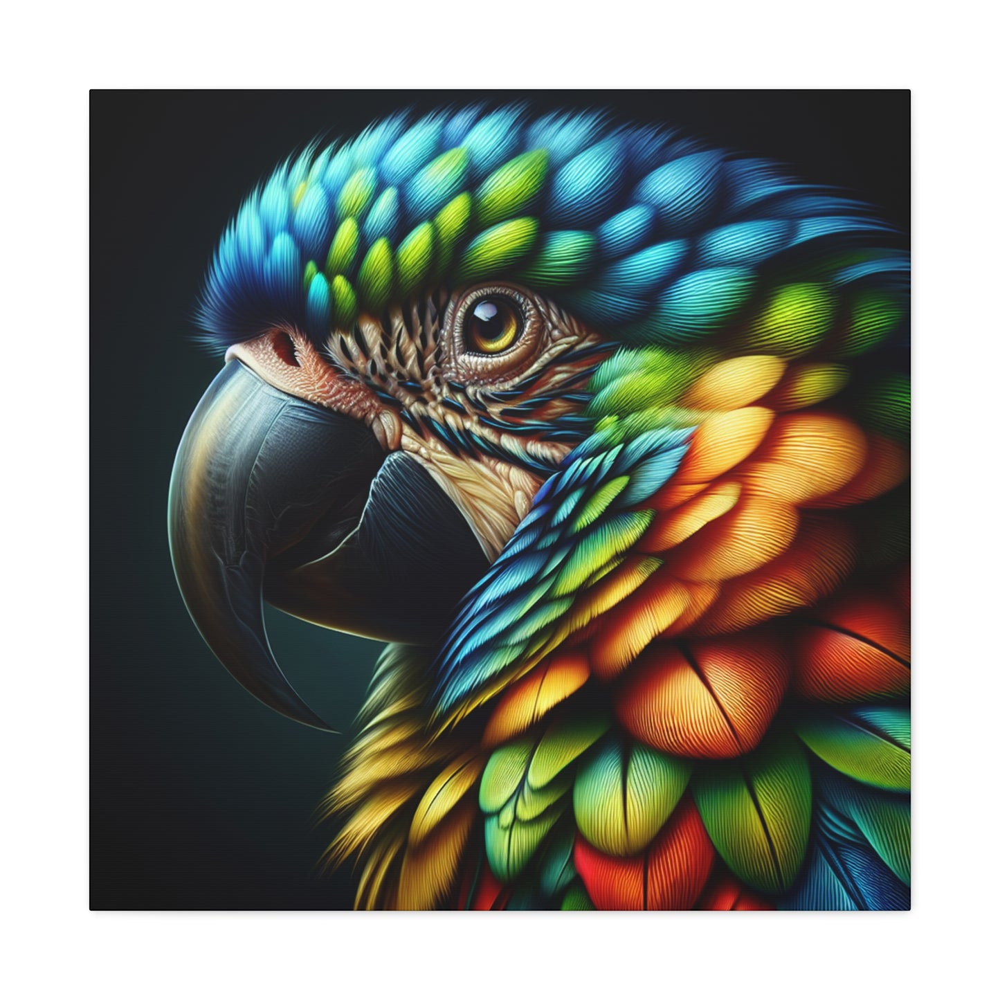 "4K Parrot Elegance Art"