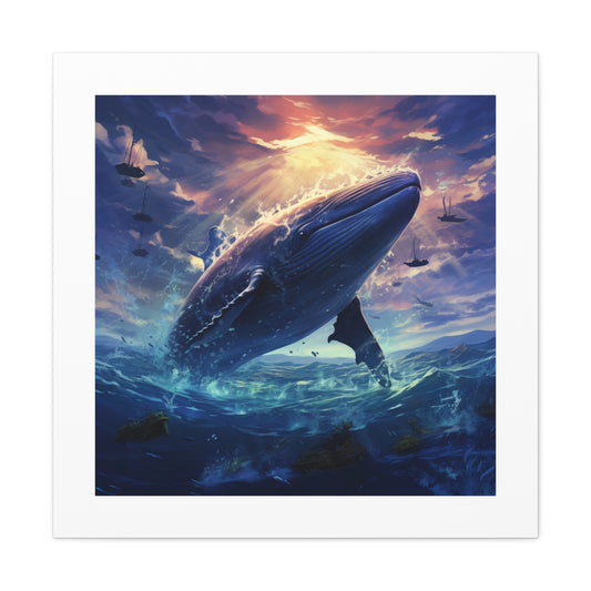 Digital Flare Whale.