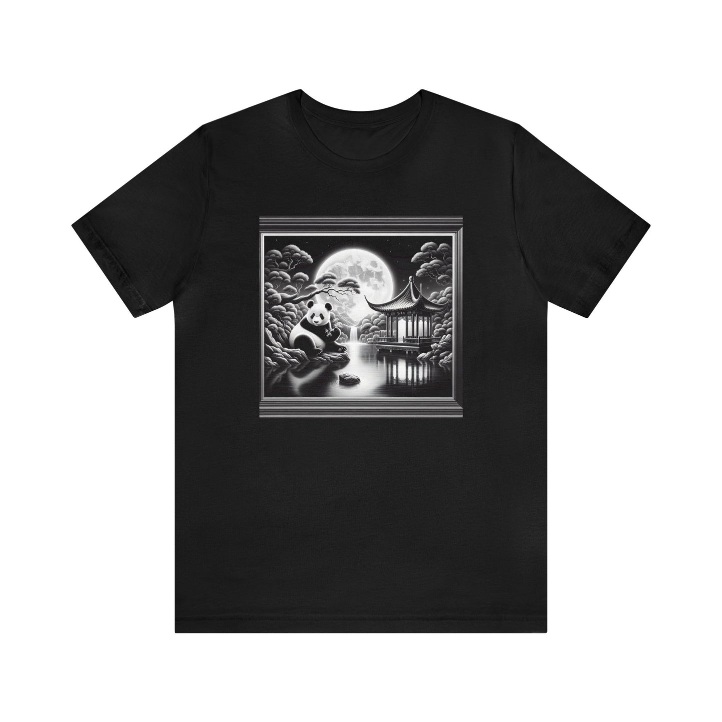 "Panda Moon Serenity"-  Tshirt