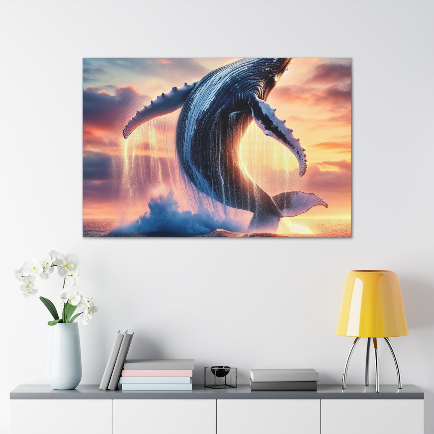 "Whale's Grace"- Canvas