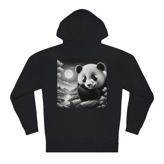 "Panda's Lunar Bliss"-  Hoodie