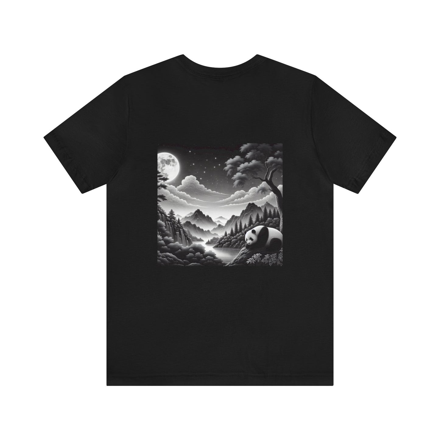 "Majestic Moonlight: Panda Harmony"-  Tshirt