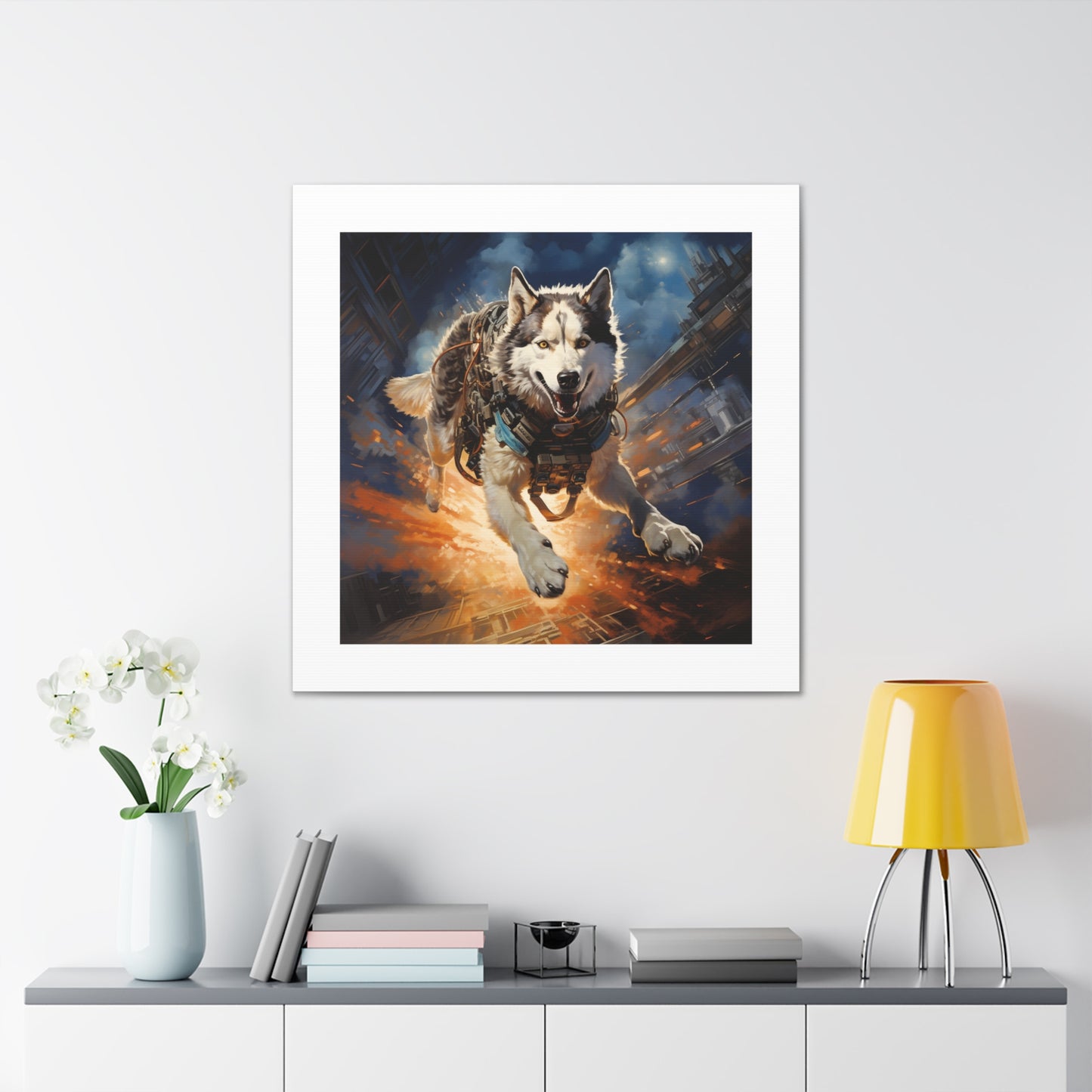 Heroic Aura Canvas Print