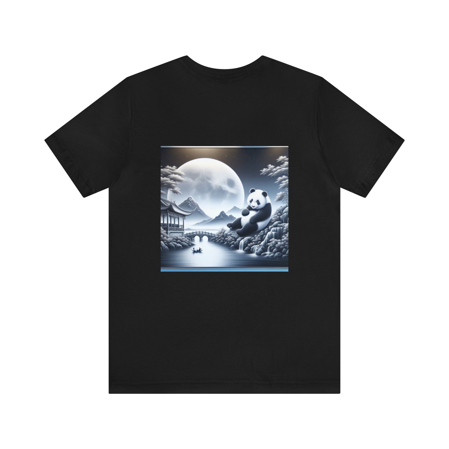 "Panda's Moonlit Majesty"-  Tshirt