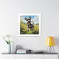 Joyful Frolicking Schnauzer Print