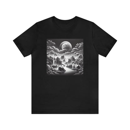 "Majestic Moonlight: Serene Panda"-  Tshirt