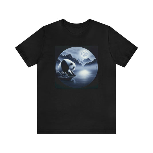 "Moonlit Panda Majesty"-  Tshirt