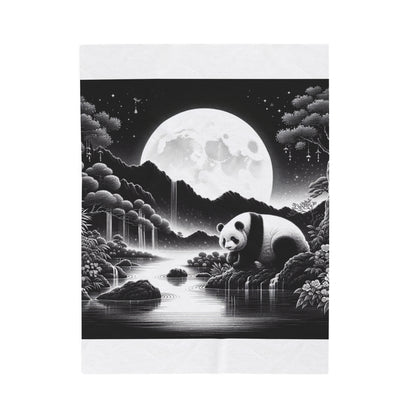 Panda's Moon -Blanket