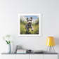 Joyful Frolicking Schnauzer Print