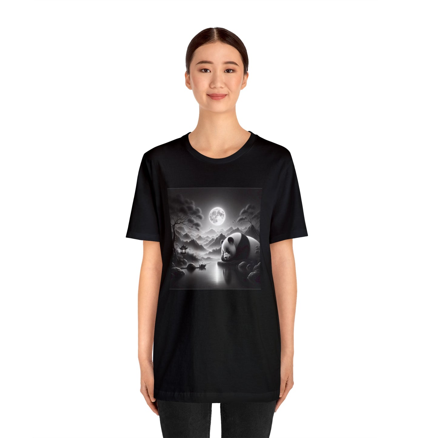 "Graceful Moon Panda"-  Tshirt