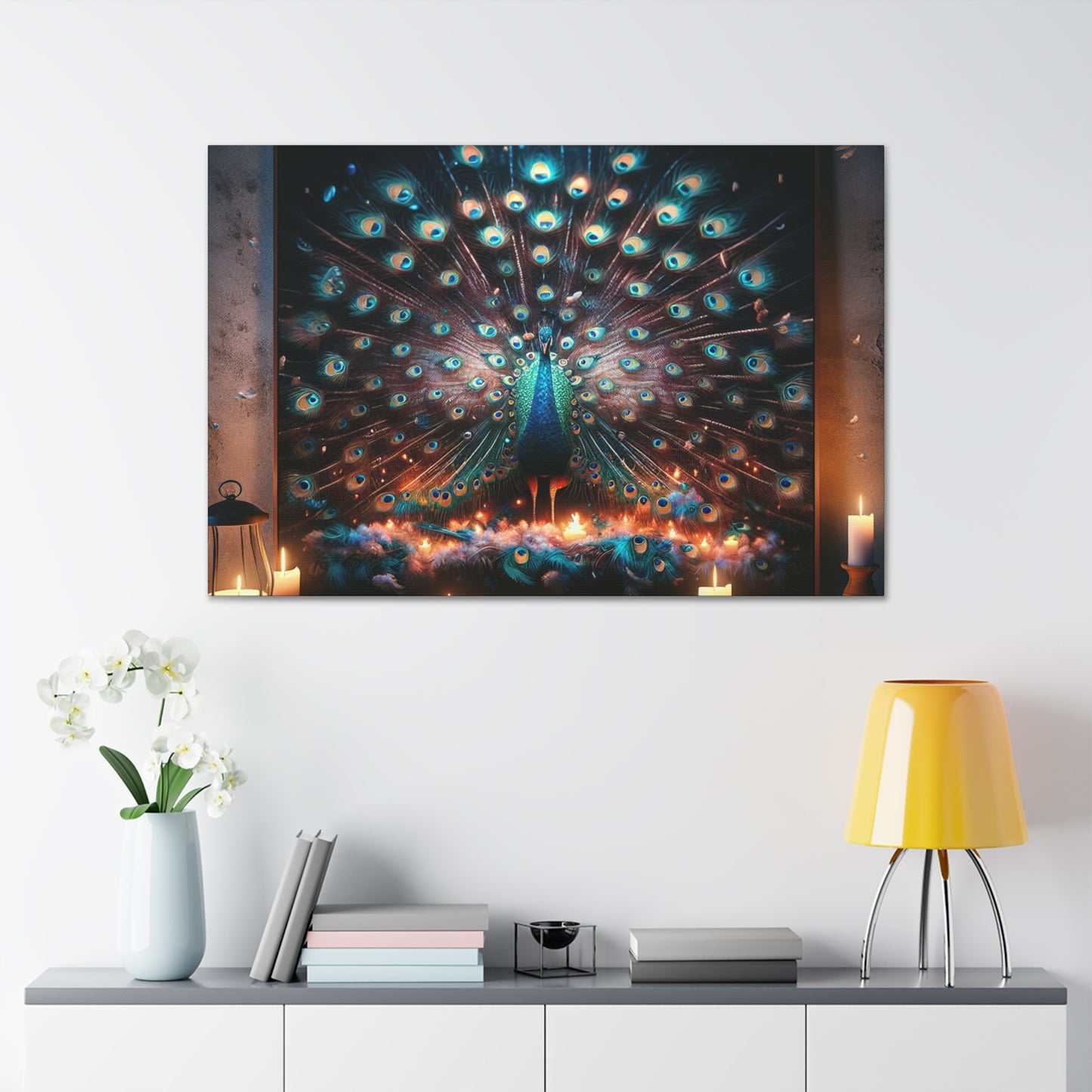 "Enchanted 8K Peacock"