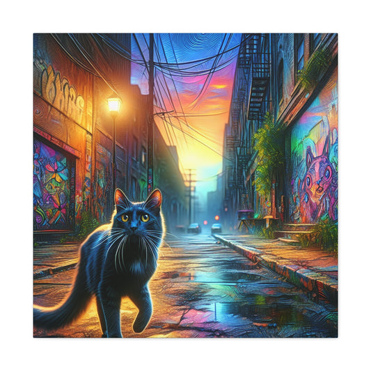 "Urban Whiskers at Dusk"