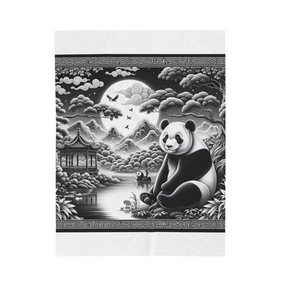 Panda's Moon -Blanket