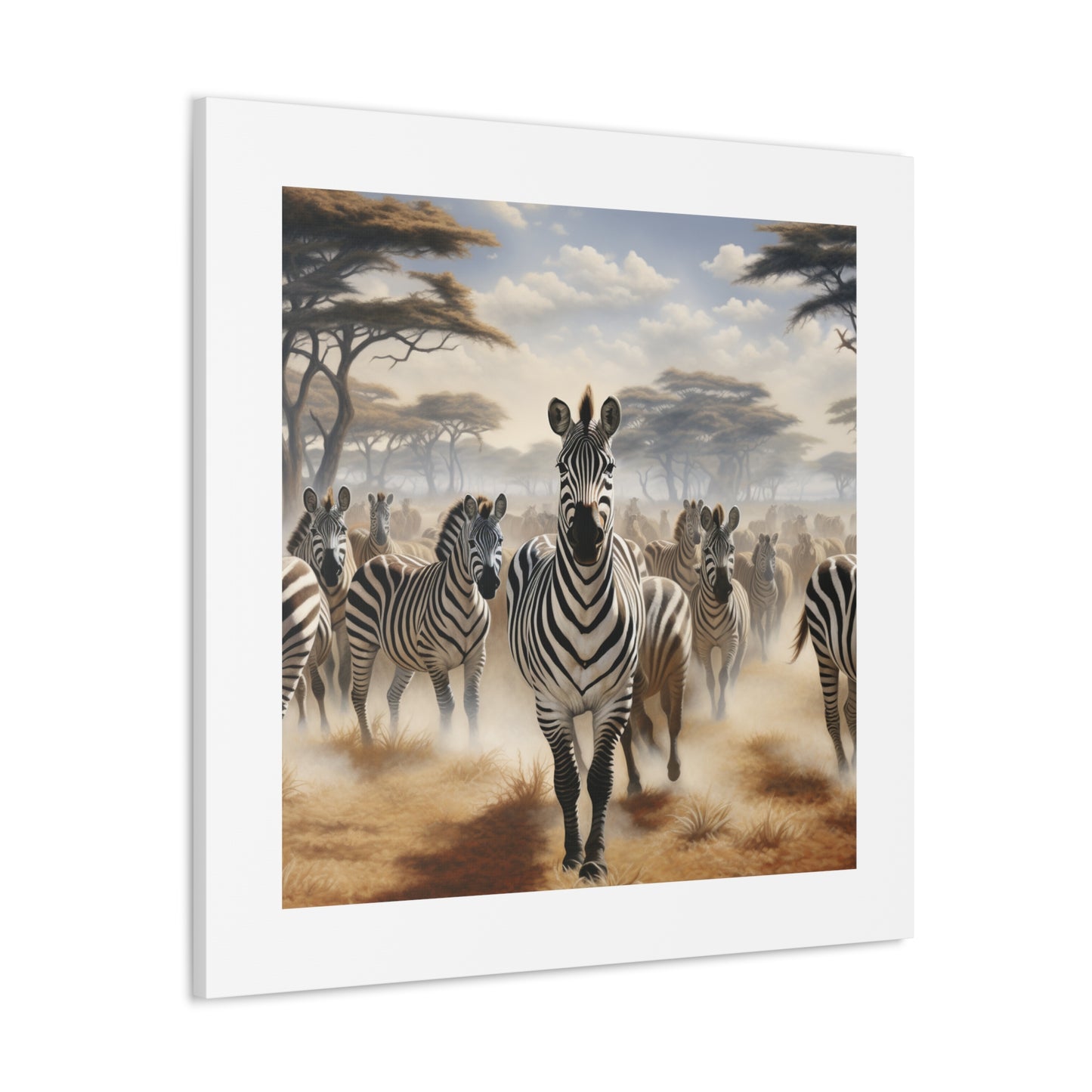 Zebra Herdscape Art