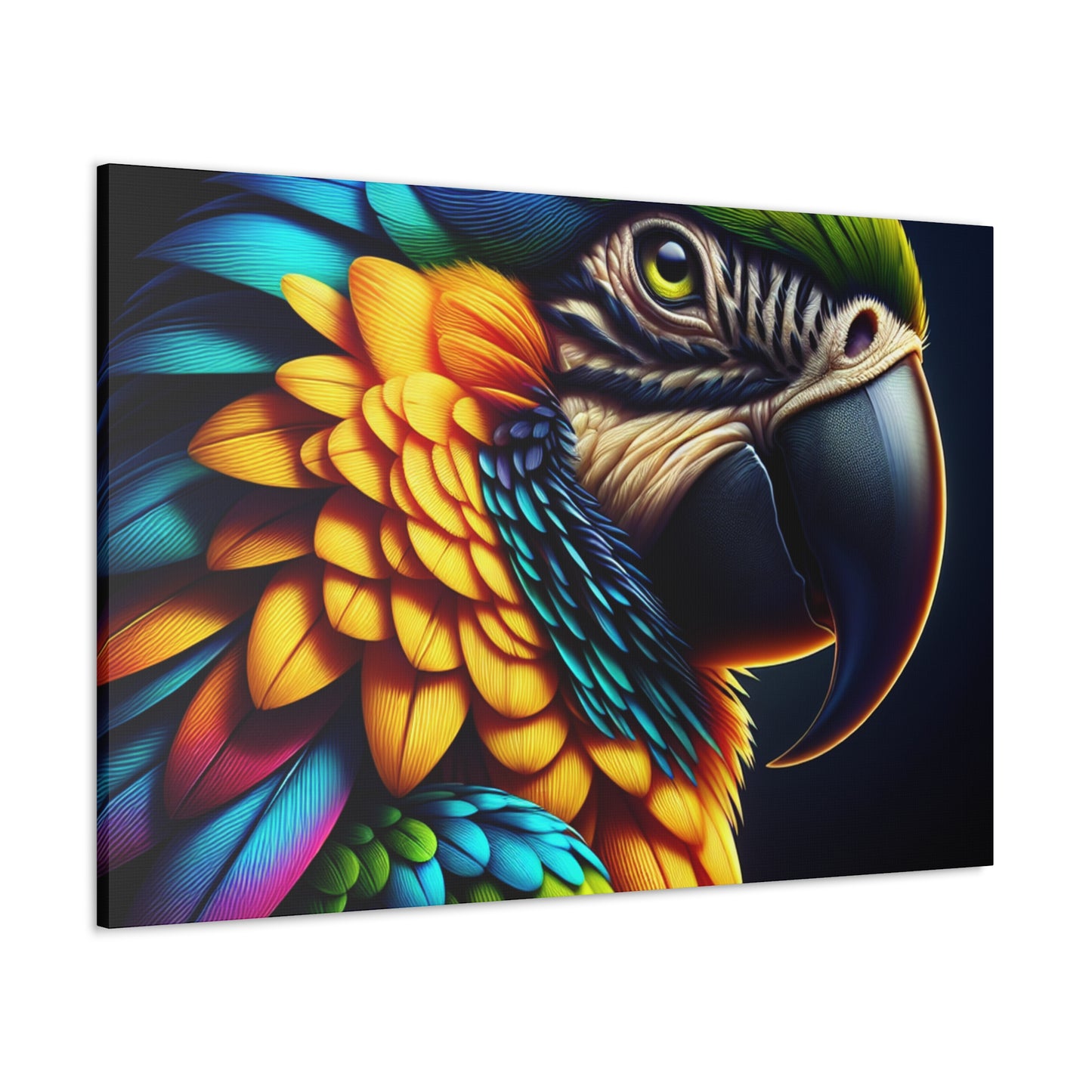 "4K Parrot Elegance Art"