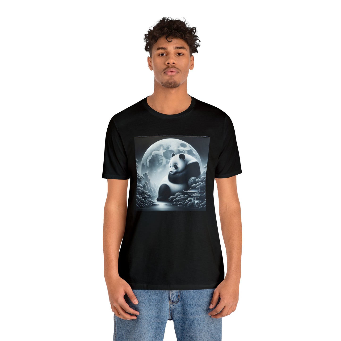 "Majestic Panda Moonlight"-  Tshirt