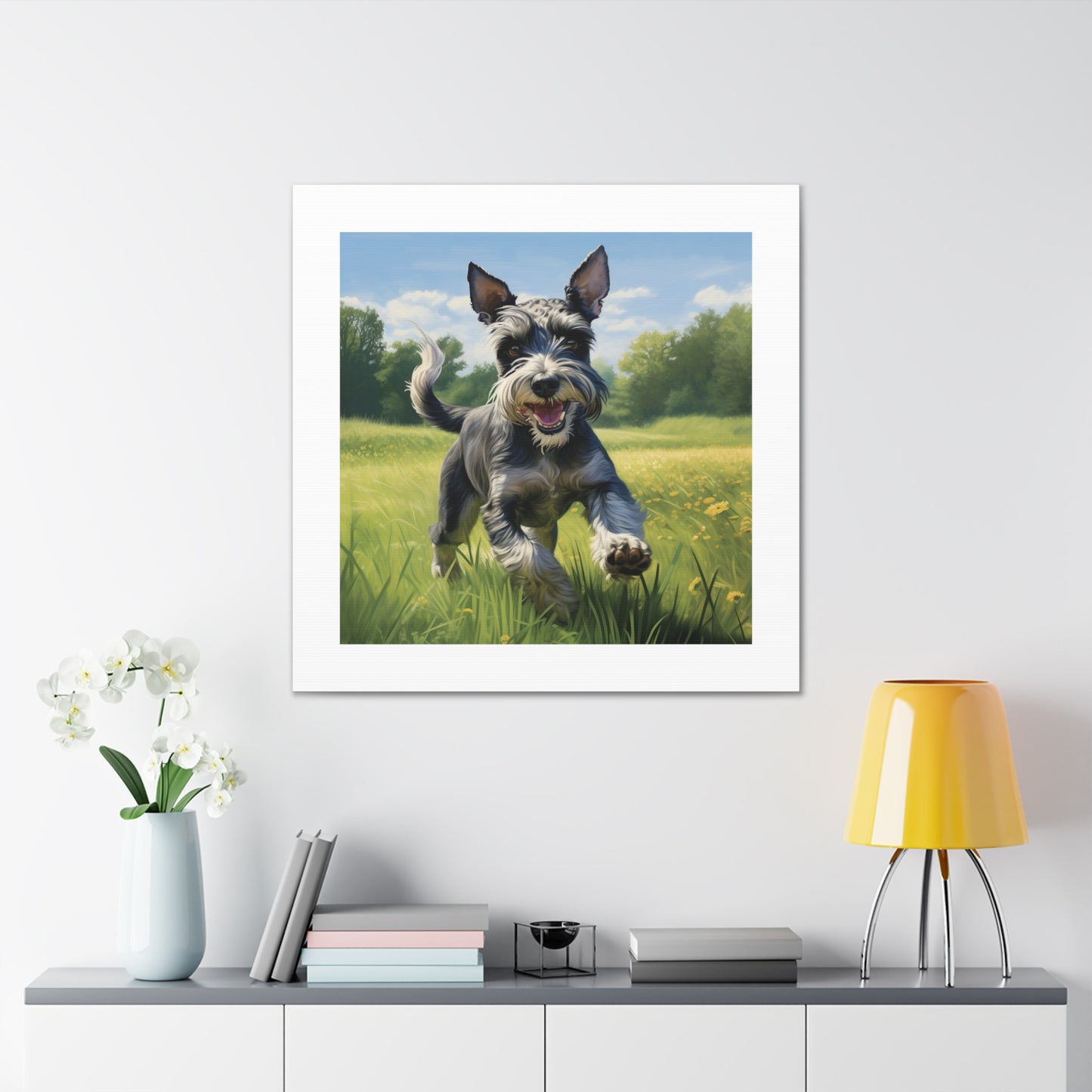 Jubilant Schnauzer Pasture Print