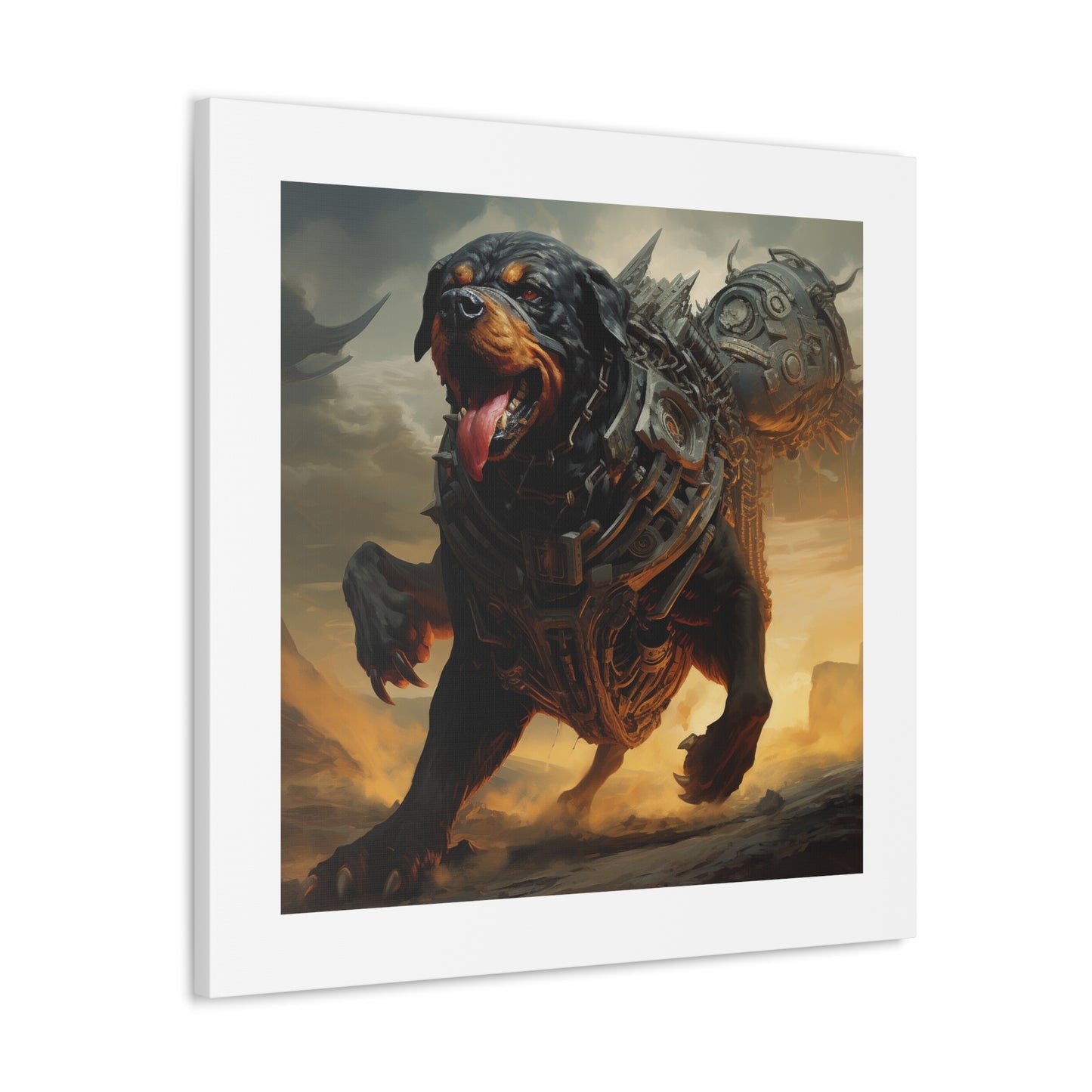 "Knighted Guardian Canvas Print"