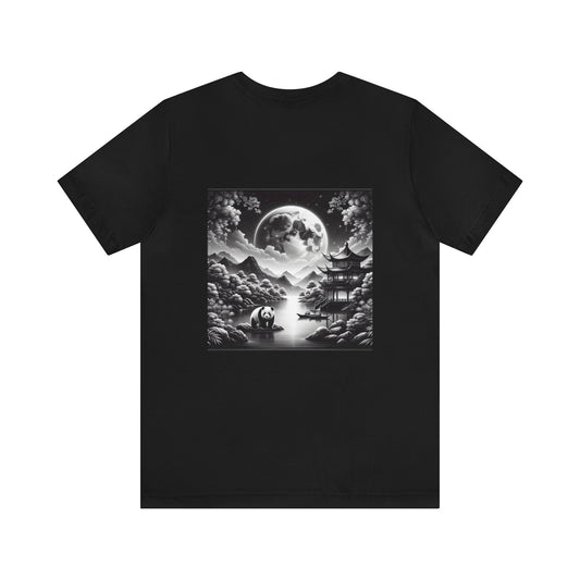 "Panda's Lunar Elegance"-  Tshirt