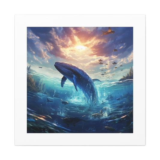 "Majestic Whale Sparkle"