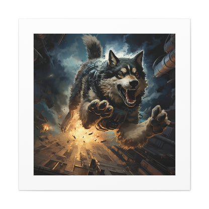 Heroic War Dog Print