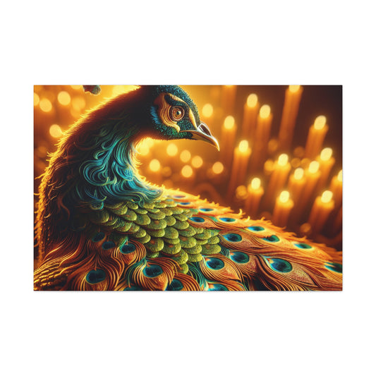 Peacock 8K Enchanted Canvas