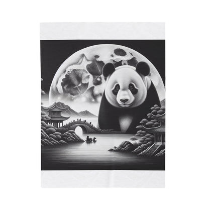 "Panda Moonlight" -Blanket