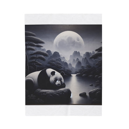 "Moonlit Panda Sanctuary" -Blanket
