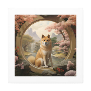 Zen Shiba Oasis Print