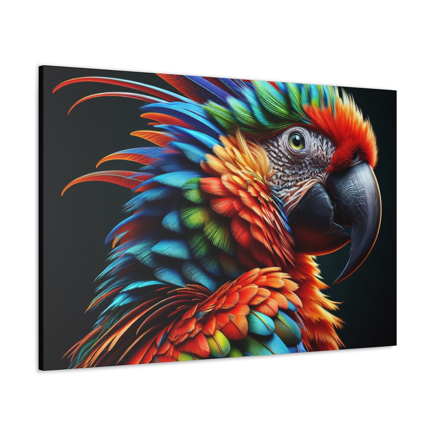 "Elegant Parrot 4K Focus"