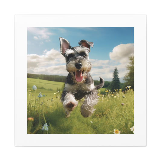 "Miniature Schnauzer Joyful Vibes"