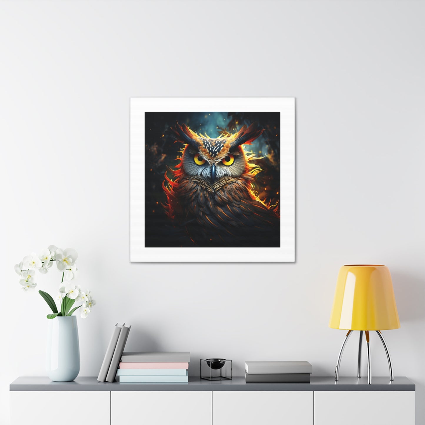"Owl Masterpiece 4K Canvas"