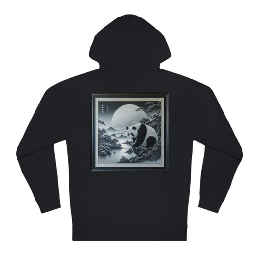 "Moonlit Majesty: Panda's Grace"-  Hoodie