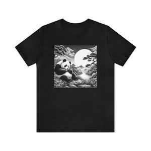 "Panda's Lunar Grace"-  Tshirt