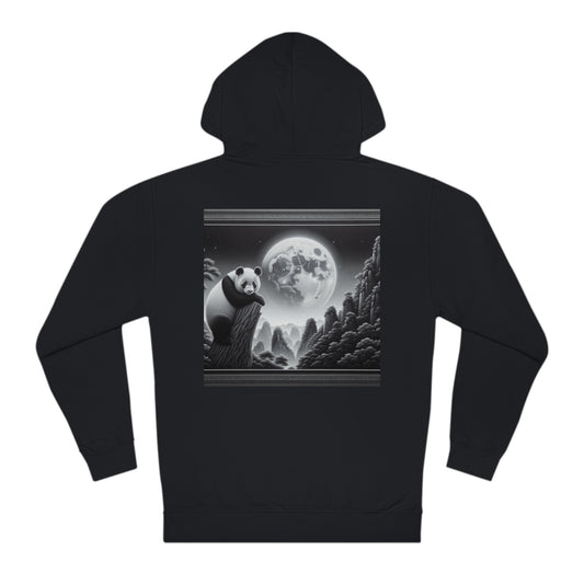 "Moonlit Majesty: Panda in Harmony"-  Hoodie