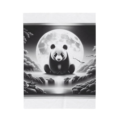 "Panda Moonlight" -Blanket