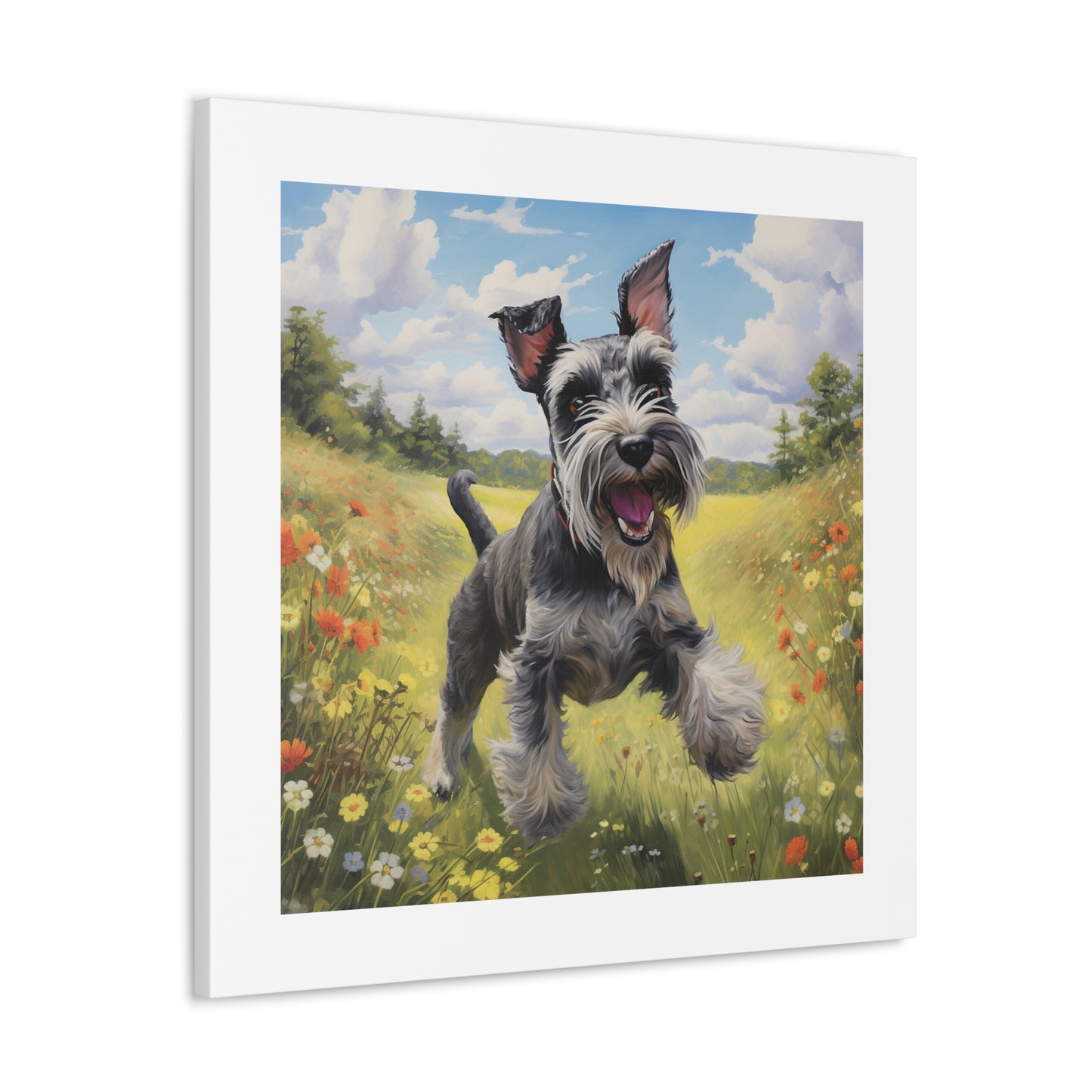 "Miniature Schnauzer Funscape"